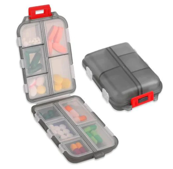 10 Grids Pill Case