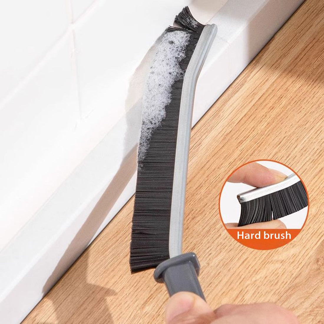 Hard-Bristled Brush