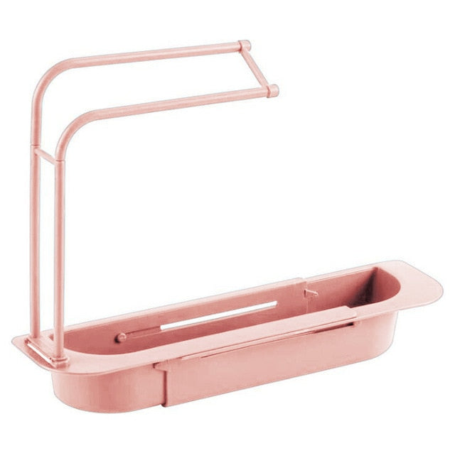 telescopic sink shelf