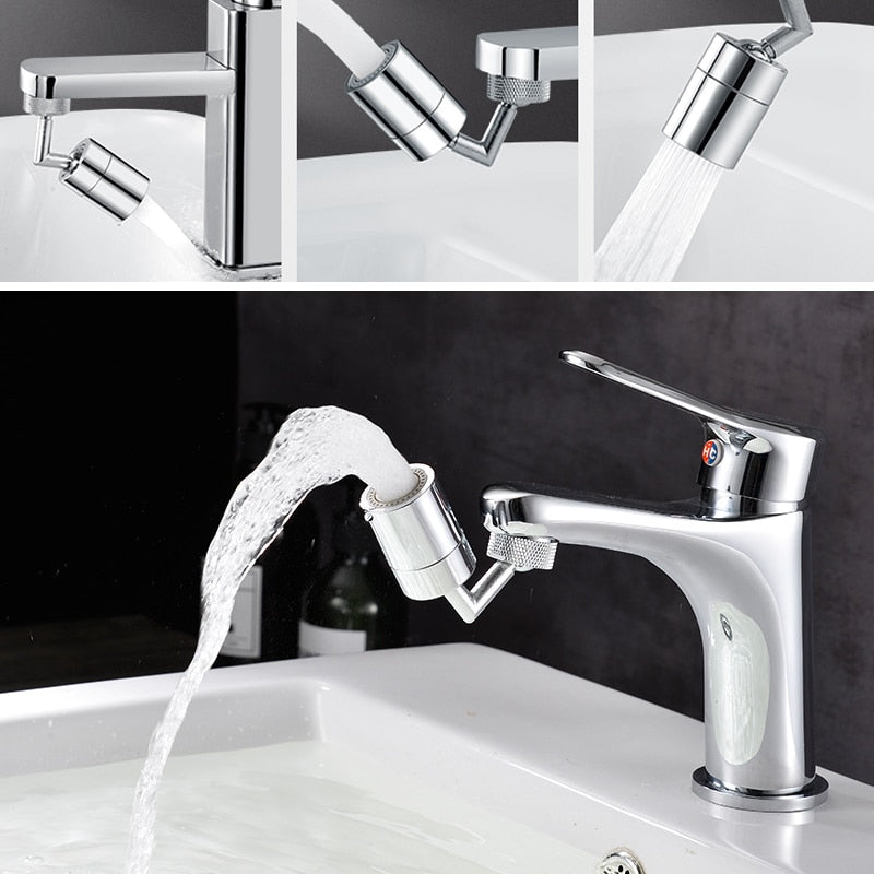 720 degree universal splash filter faucet