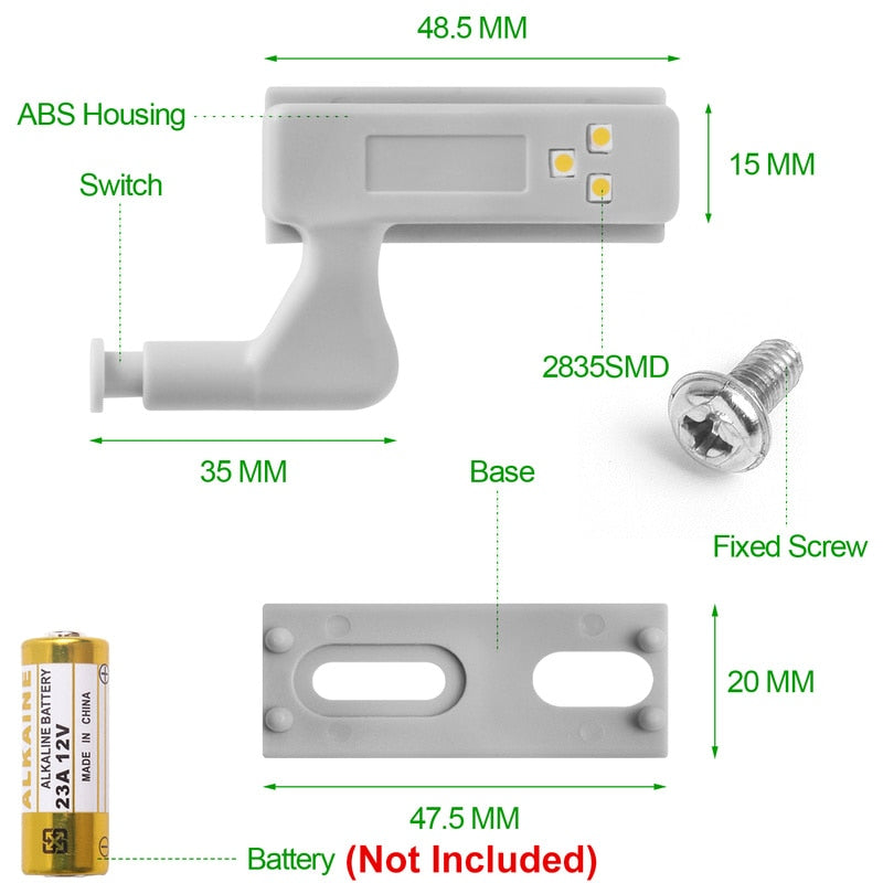 led hinge lights